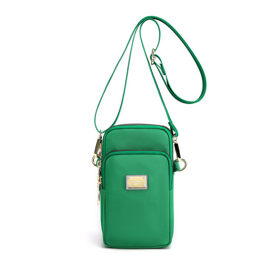 Kangaroo mobile phone bag for women 2025 Chinese Valentine's Day cross-body mobile phone bag halter neck wrist arm bag sports men's mini small bag trend dark blue