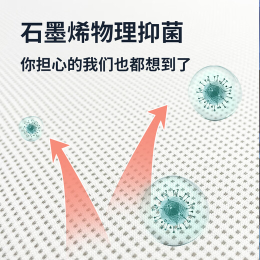 梦百合床垫 Q眠 云感深睡弹簧床垫波点按摩立体透气可卷装1.8米*2米 