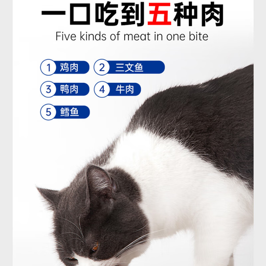 A Fei and Badi Cat Food E80c Kitten Adult Cat Full Price Grain-Free Baking Full Stage E80C Chicken Cod Recipe 8kg Large Package