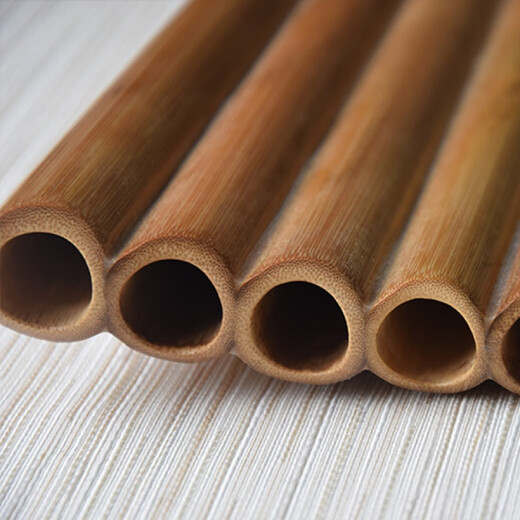 Peking traditionelles ethnisches Instrument Chinesische Panflute Bitterer Bambus Panflute Scheduling Sound 16 Tube G-Tuning Lack sendet goldene Samtbeutel
