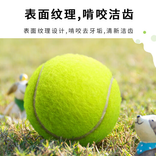 Huayuan Pet Toy (hoopet) dog toy tennis ball is a chew-resistant, self-stimulating and boredom-relieving artifact for medium and large dogs that consumes energy and is a pet product artifact.