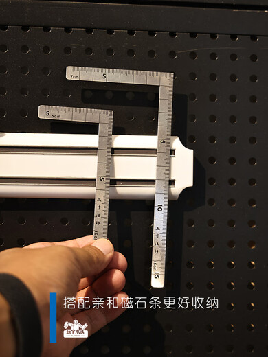 XMSJ定制日本和高精度曲尺直角尺小型不锈钢迷你尺正反同刻度10/ 3 3寸法师105CM12101