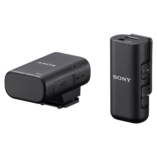 Sony (SONY) ECM-W3 Lavalier Microphone One to Two One to One Digital Audio/Hot Shoe Powered/Noise Reduction Bee Interview Live Vlog ECM-W3S (One to One Lavalier Microphone)