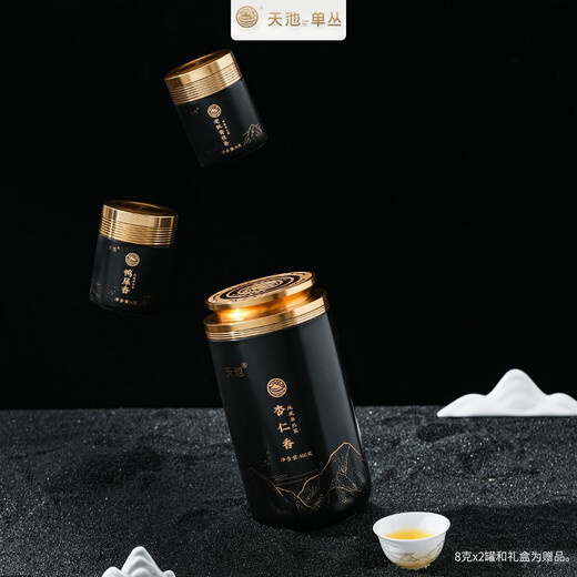 天池1392潮州凤凰单枞茶甄藏系列特级有机春茶甄藏初欣杏仁香礼盒116g