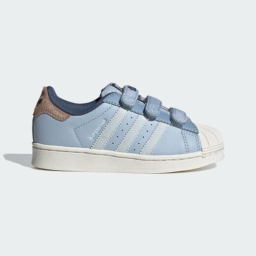 阿迪达斯（adidas）童鞋秋男女小童三叶草SUPERSTAR贝壳头小白鞋儿童运动板鞋IH3291