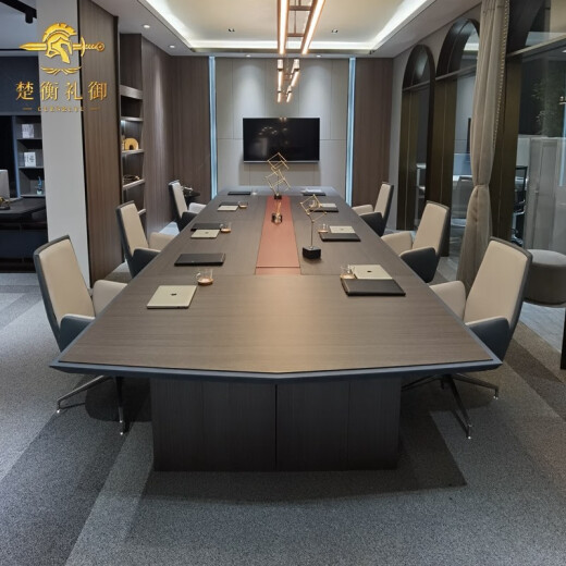 CUENRLYU Modern Conference Table Long Table Simple Smart Large Conference Room Negotiation Meeting Table Fashion Creative Office Desk 6m Other Combinations Contact Customer Service