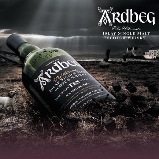 Ardbeg Scottish Single Malt Whiskey Imported Foreign Liquor Abe Little Monster Peat Smoky Flavor Abe 10 Years 700ml