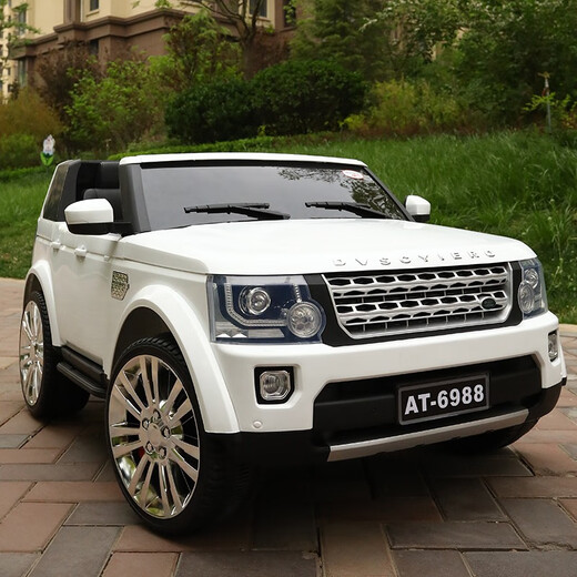Ai Tong Children's electric car can take a double four-wheel off-road toy car for men and women and children toy car charging remote control four-wheel drive children's car Red dual-wheel drive superwei 12V/remote control/swing