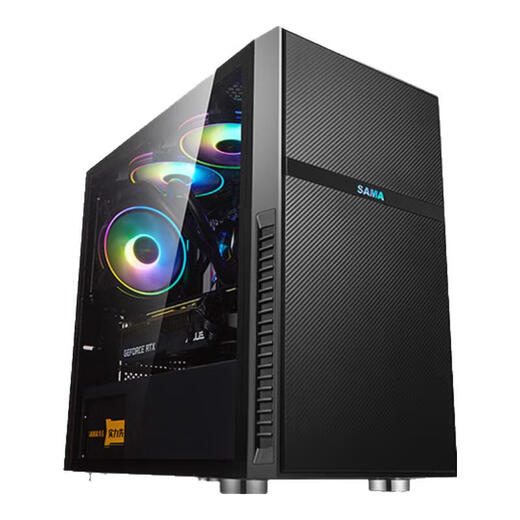 Benyu 2025 professional assembly designer dedicated computer CAD UG programming for 3dmax modeling rendering PS graphic design three-dimensional mechanical desktop computer host package two (R5 7500F P2200 5G independent display) single host