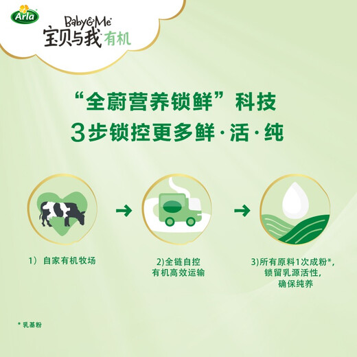 Arla Baby и Me Organic Baby Formula 1 Раздел 800G 0-6 месяцев оригинал Дания Импортирован