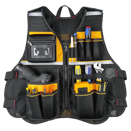 WINHUNT tool vest, work vest, electrician tool bag, overalls, tool waist bag, multi-function repair work vest