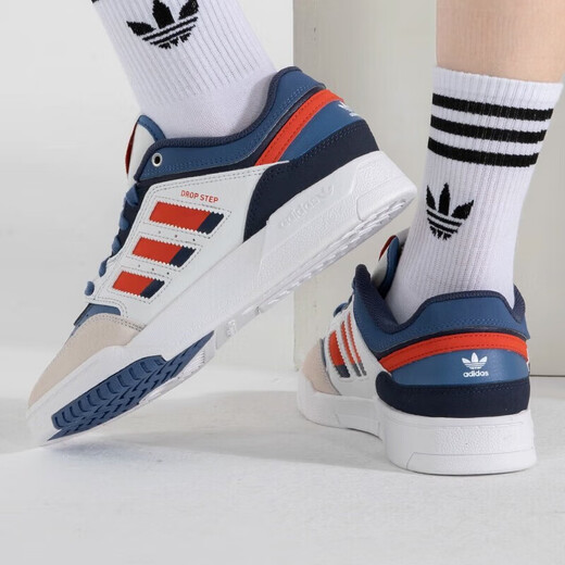 阿迪达斯（adidas）三叶草板鞋男鞋2025夏季新款FORUM复古运动鞋低帮休闲鞋子 IE9902 43 (265mm)