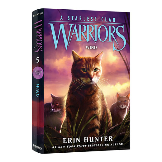 进口英文原版Warriors 猫武士第八部曲 123456 1-6册单册 儿童成长励志 英文奇幻小说 小学初中青少年课外兴趣读物 英语学习章节桥梁书HarperCollins 5：风霜蔽目 精装 猫武