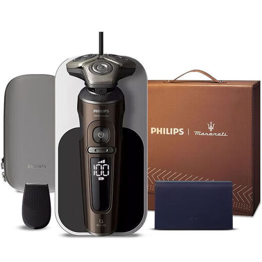 飞利浦PHILIPS剃须刀电动刮胡刀+男友SP986098636199359880SP9870 SP9863礼盒套装版