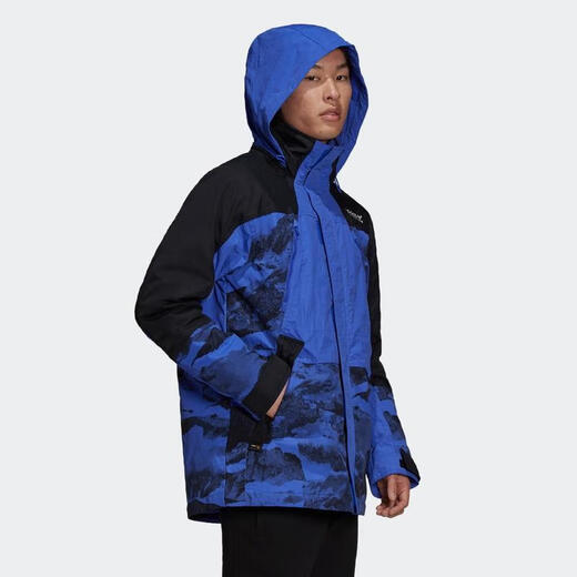 
Adidas down jacket men's winter outdoor fashion camouflage sportswear hooded windproof warm comfortable rest 1 H13578 M