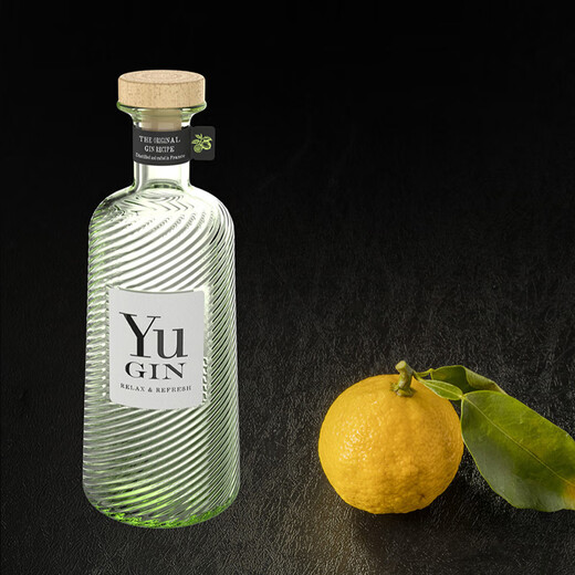 YUGIN【原瓶进口】法国欲蜜柚金酒洋酒马天尼调酒基酒 YuGin蜜柚金酒43% 700mL