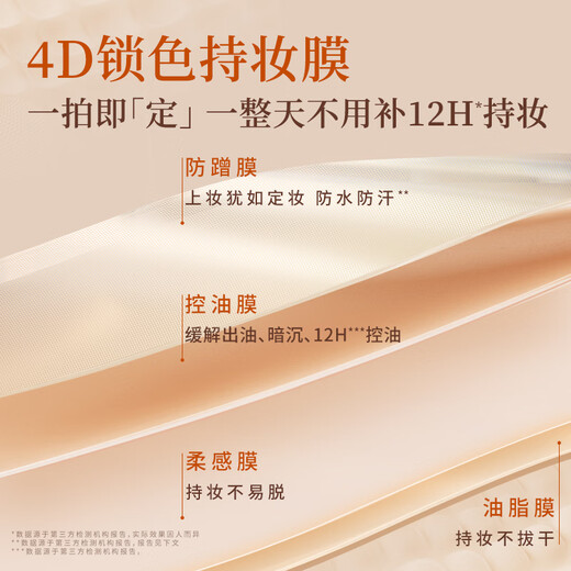 TOM MARK hazelnut concealer air cushion bb cream moisturizing liquid foundation for dry skin, long-lasting, non-removing makeup, fair color 12g New Year gift