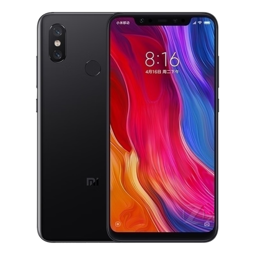 小米8 二手手机 高通 骁龙845 全面屏安卓游戏 智能手机 全网通4G 双卡双待 小米手机 黑色 6G+64G 95新