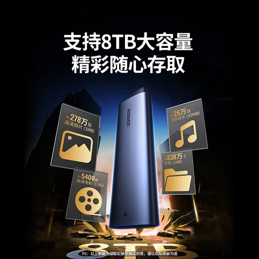 Greenlink M.2 NVMe/SATA solid state drive box Type-C3.2 mobile hard drive box external SSD mechanical hard drive box suitable for laptops Apple 16 tablet M.2 NVMe 10Gbps with dual lines