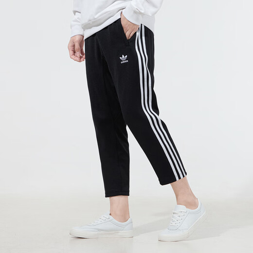 Clover (Adidas)originals retro sports casual loose running trousers men's black imported from overseas black XS