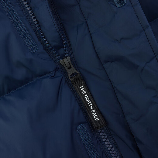 The North Face North Down Jacket Men's and Women's Outdoor 550 Puff Mid-Length Down Jacket 81P7 8K2/Blue XL