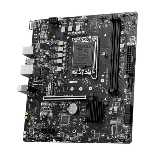 英特尔（Intel）14代酷睿CPU 微星B760主板 主板CPU套装 板u套装 微星PRO B760M-B D4 i3-14100F 盒装