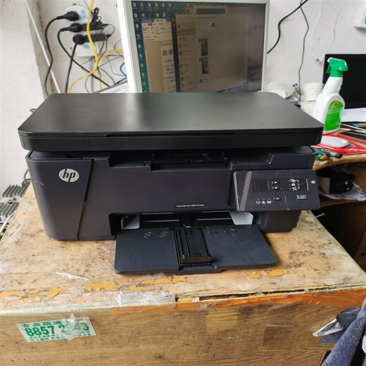 惠普HP惠普1005黑白激光打印复印扫描一体机多功能无线打印机家用办公 HP1005小白盒手机无线打印九成新 标配