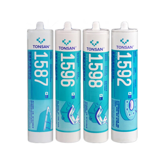 可赛新1587 1596 1598 1592平面密封剂 耐高温法兰件设备密封 灰色1596-310ml