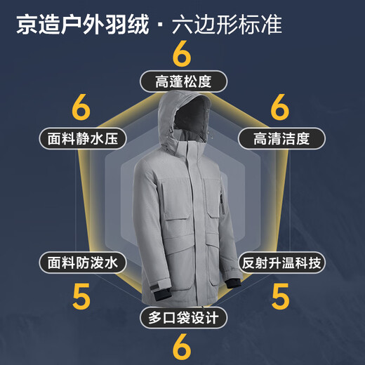 Made in Tokyo, winter short hooded ski down jacket, outdoor parka, thickened warm jacket for men, black XL