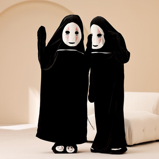 Youshi Fei Shark Couple Pajamas Autumn and Winter Thickened Coral Velvet One-piece Sleeping Bag Cute and Funny Men and Women Social Horror Nightgown JS Velvet #4840 Shark (Including Shoes) 3XL Male 180-200Jin Jin is equal to 0.5 kg