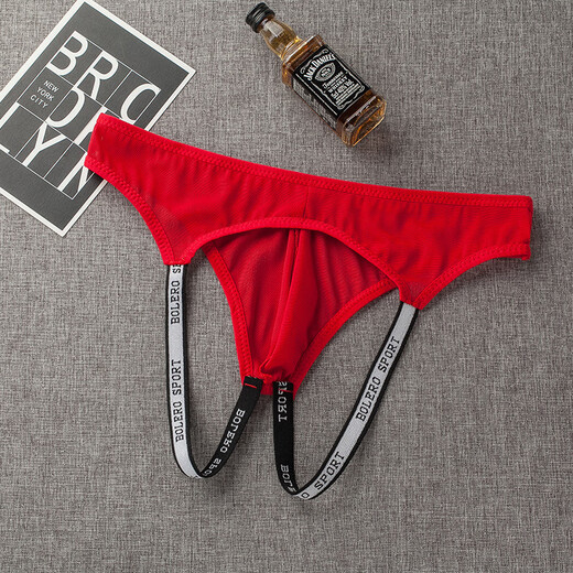 
Men's open-stage thong sexy underwear leaks anus anus anus gay gay underwear lace mesh transparent. Three self-selected equipment notes and messages. The average size is recommended to weigh 80-150 Jin [Jin equals 0.5 kg]