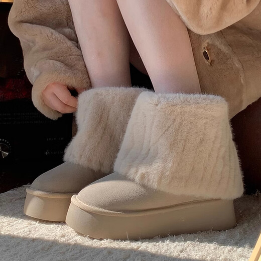 Tianyi Boots Snow's 2024 Nouveau automne et chaussures de coton hiver