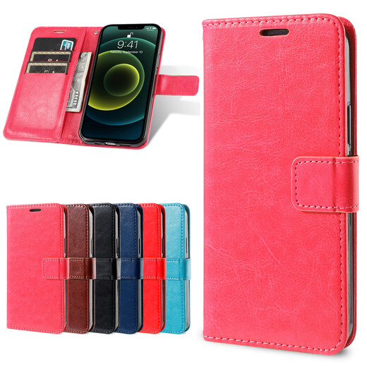 Peno vivox50 Mobiltelefon Hülle X50Pro Flip Buckle Wallet Wective Case Super Protective Bracket Trendy Brandneue Mode Luxuslederhülle [Buckle Wallet] Black Vivox50