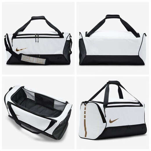 Nike Nike Sporttasche große Kapazität Bucket Bag Training Fitness Männer und Frauen tragbare Schwimmschule Outdoor Schwimmschule Team Tasche ein Schulterkreuzkörper weiße DX9789-100 Einzelgröße