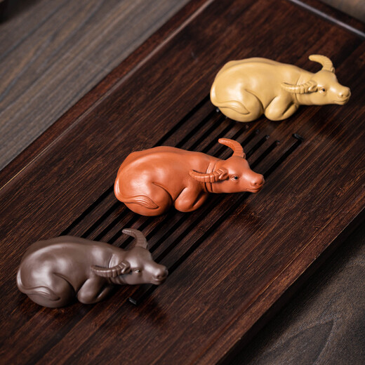 Porcelain Brand Tea Set (cipaiming teaset) Porcelain Brand Tea Purple Clay Tea Pet Ornaments Kung Fu Tea Set Accessories Car Ornaments Tea Ceremony Tea Toys Can Be Raised Purple Clay <Niu Yun> Purple Clay Tea Pet