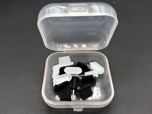适用苹果12/13/14手机防尘塞iPhone11 Pro Max软硅胶XR防灰尘iPho 【黑色充电塞 1个 】