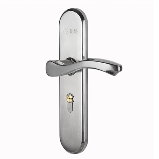 
XMSJ stainless steel wooden door lock double tongue silent hand lock indoor bedroom wooden door lock simple room door lock 3550 hole distance 110185MM lock body 13559 tongue