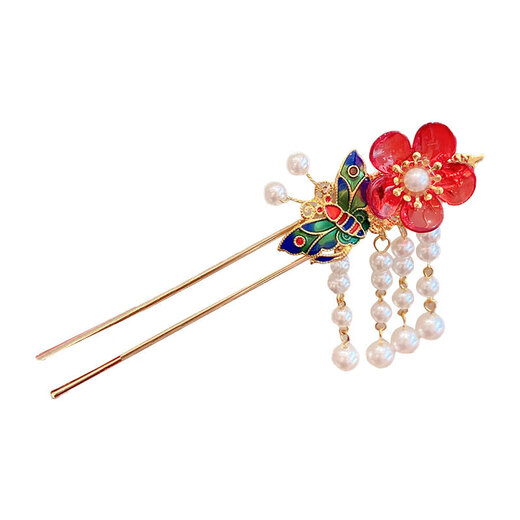 Mrs win (Mrs win) ancient style Hanfu hairpin children's costume headwear Chinese style rocking tassel hairpin hair ornaments girls' hairpins Lianxin