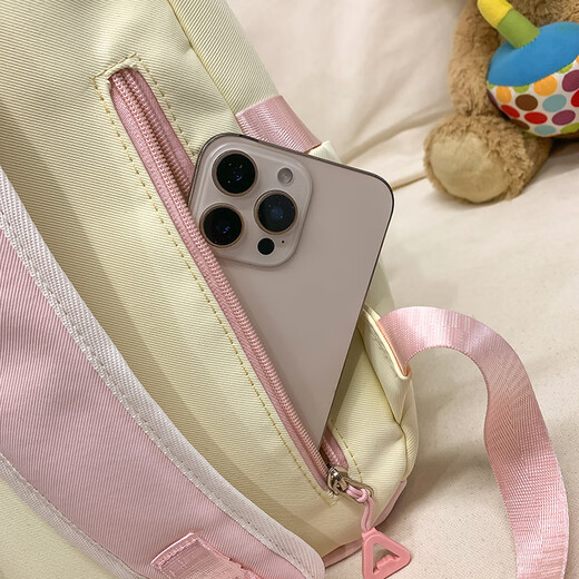 
Curious cat cute little bear schoolbag female junior high school student plush cartoon doll large capacity backpack elementary school student backpack blue pink [with big bear doll + candy rabbit]