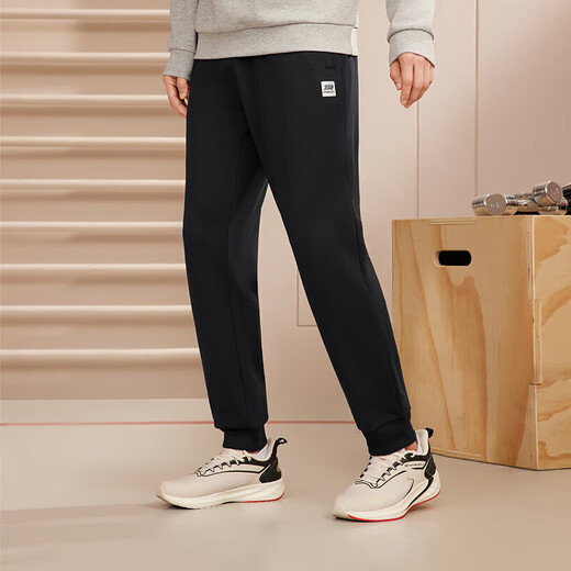 361 Sports pants men's autumn and winter velvet warm casual sweatpants leggings running long pants men 652344704D-5