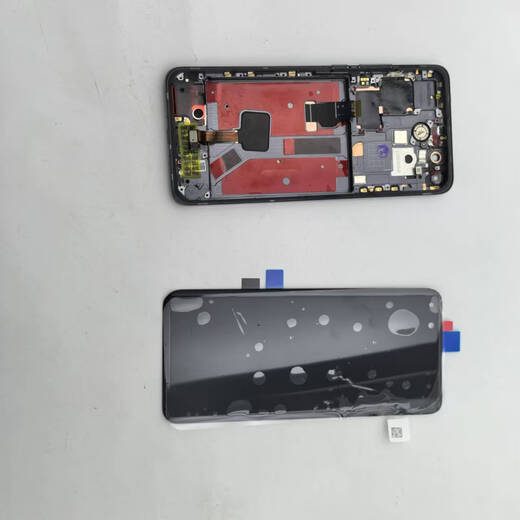 Guangyu Alliance ist geeignet für Huawei P40 Bildschirm Montage P40 Pro Mobiltelefon Bildschirm Touch LCD-Display innen und außerhalb reiner Original-OLED-Stütze Fingerabdruck Doppelklick Doppelpinsel Knöchel