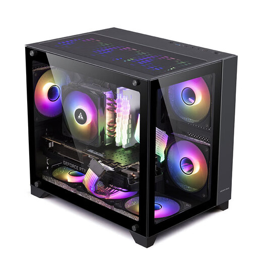 Navigator Intel Core i7 12700KF 14700KF/RTX4060TI 8G Chicken Game E-Sports Live Desktop Assembly Computer Host Complete DIY Machine Three i7 12700KF丨16G丨3060 12G