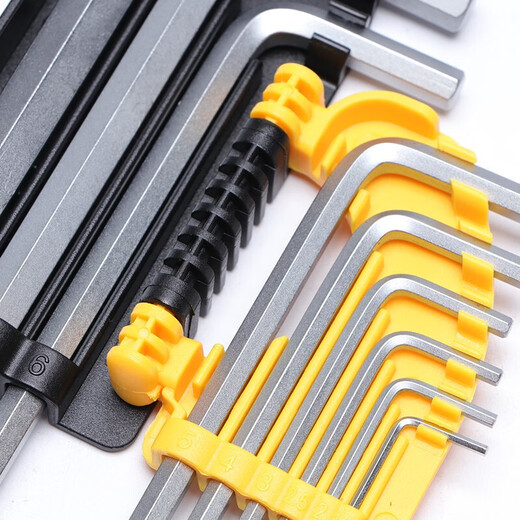 Stanley (STANLEY) 9-piece set of metric extended ball head hexagonal wrench 1.5-10mm STMT94158-8-23