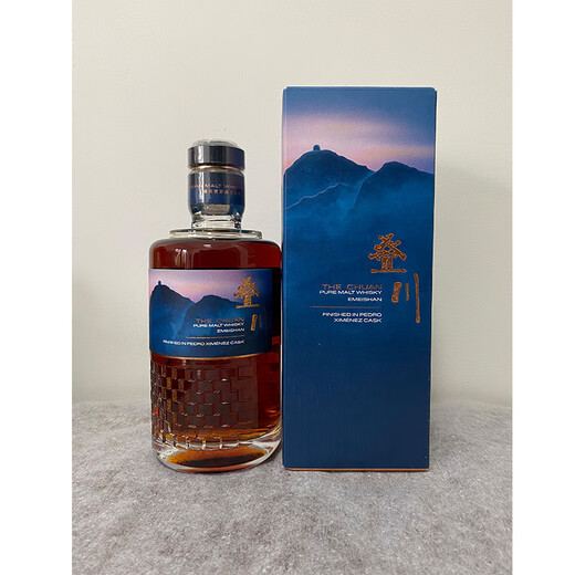 Diechuan Pure Whiskey THE CHUAN Sichuan Emeishan Malt Whiskey Distillery Peregrine China Diechuan PX Shirley Bucket 700ML1 Bottle