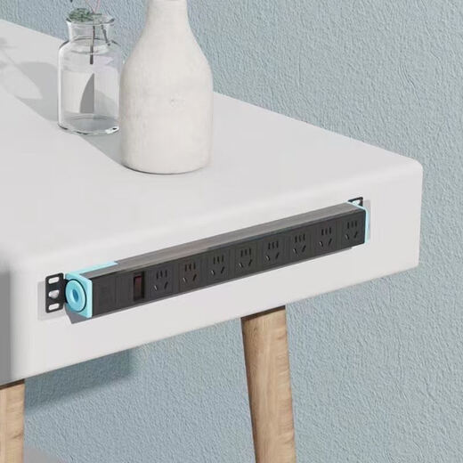 Qingfeng (kyfen) PDU desktop gaming cabinet socket/strip board/socket strip/socket strip/socket strip/pull strip 10A 8-bit wireless QF-X8K0