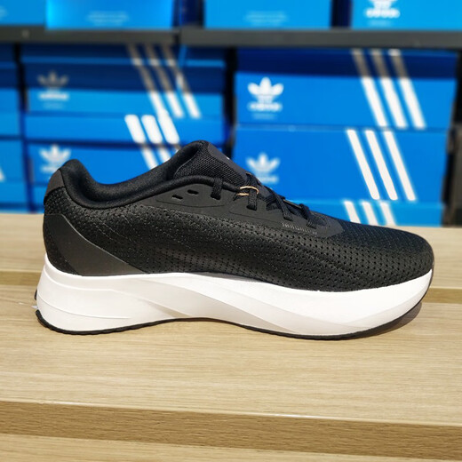 Adidas Casual Chores Chaussures masculines 2025 Nouveau Summer Low Top Sports Chaussures Mesh Breathable Light Shoes Absorbing Running Shoes ID9849 Black and White 43