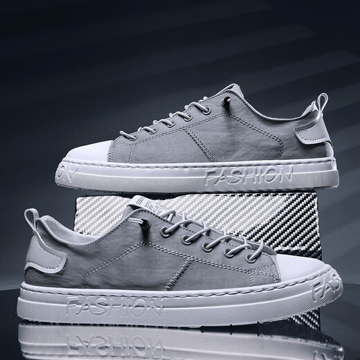 Sakura Makeup Spring and Summer Men's Canvas Shoes Casual Shoes Men's Shoes Boots Fashion Breathable Board Shoes Sports Shoes Boys Small White Shoes Men md-6636 Black and White Size 39