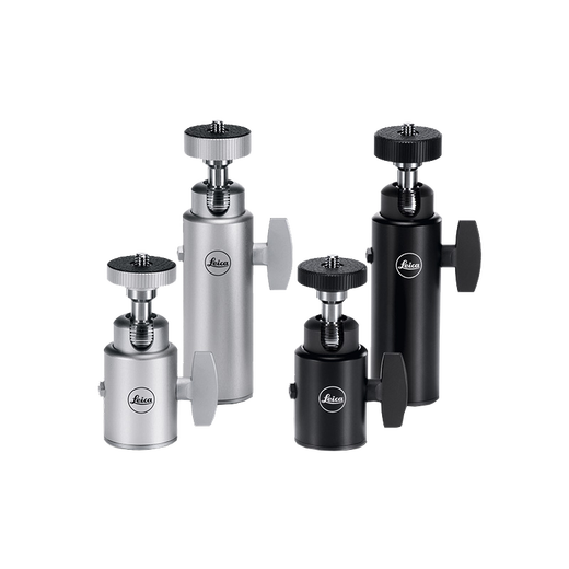 
Leica spherical gimbal, black and silver, two long and short models 14108~14112 Silver (large) 14110