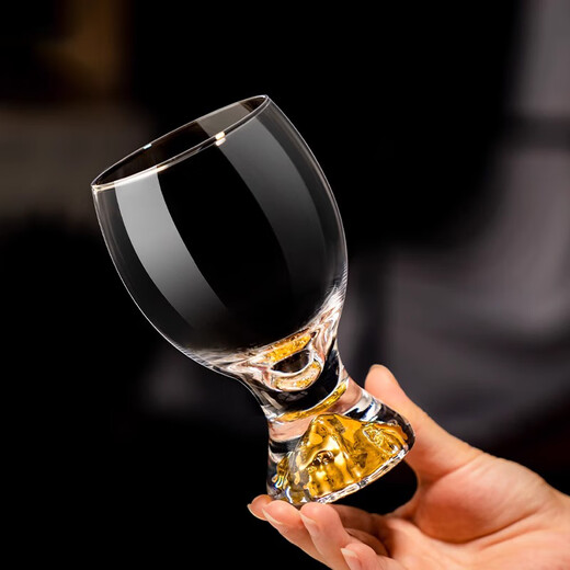 Degust's new Internet celebrity draft beer cup, large-capacity craft beer cup, light luxury high-end household set, juice cup storage (1 piece) Jinshan Big Belly Beer Cup 350ml