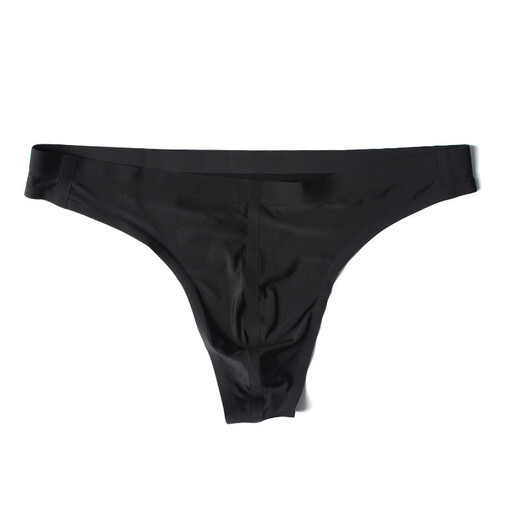 Lange Nacht lang einteilige Männer Sex Unterwäsche Sexy Ice Silk Tanga Low Taille Jugend